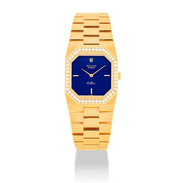 ROLEX, GOLD AND DIAMOND-SET CELLINI, REF. 4650