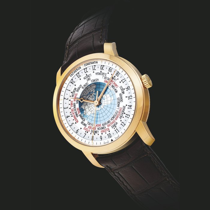 VACHERON CONSTANTIN. AN 18K PINK GOLD WORLD TIME AUTOMATIC WRISTWATCH WITH SWEEP CENTRE SECONDS PATRIMONY TRADITIONELLE WORLD TIME MODEL, REF. 86060, CIRCA 2016
