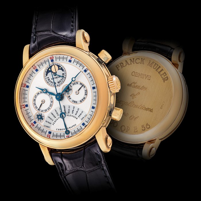 FRANCK MULLER, PINK GOLD PERPETUAL CALENDAR CHRONOGRAPH
