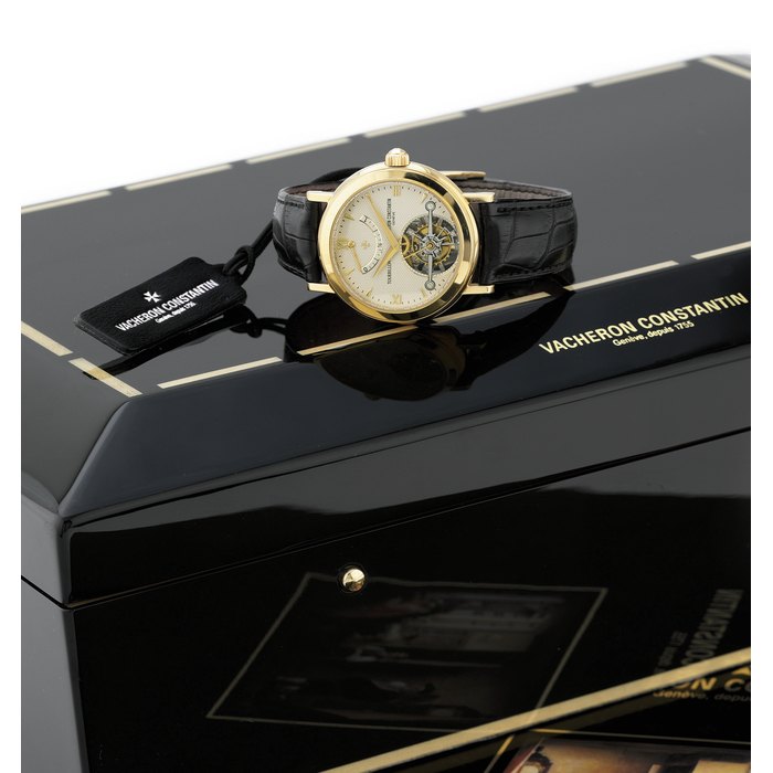 Vacheron Constantin VACHERON CONSTANTIN. A FINE LIMITED EDITION 18K GOLD TOURBILLON WRISTWATCH WITH POWER RESERVE SIGNED VACHERON CONSTANTIN, GENEVE, NO. 235, MOVEMENT NO. 828927, CASE NO. 660720, REF. 30050, CIRCA 1993, Price & Market Data