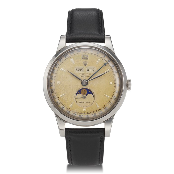 ROLEX, TRIPLE CALENDAR, PADALLONE, STEEL, REF. 8171