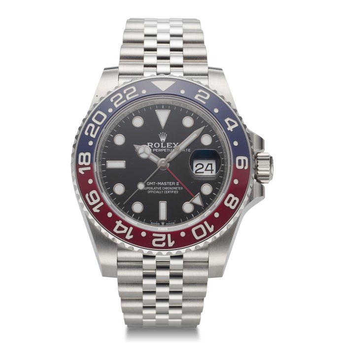 ROLEX, GMT MASTER II, “PEPSI”, STEEL, REF. 126710BLRO