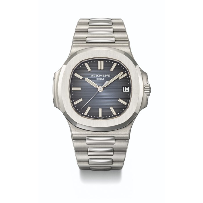 PATEK PHILIPPE. A STAINLESS STEEL AUTOMATIC WRISTWATCH WITH SWEEP CENTRE SECONDS, DATE, BRACELET, CERTIFICATE OF ORIGIN AND BOX SIGNED PATEK PHILIPPE, NAUTILUS MODEL, REF. 5711/1A, CIRCA 2019