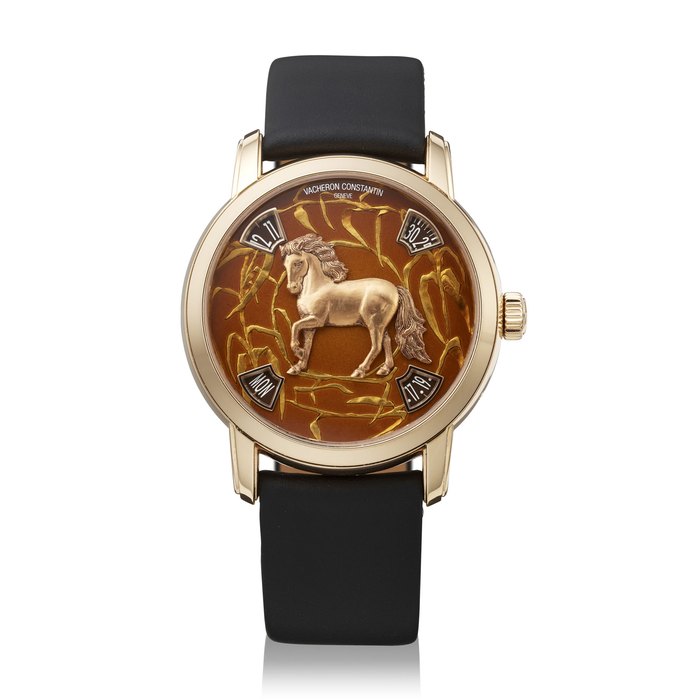 VACHERON CONSTANTIN, LIMITED EDITION PINK GOLD WRISTWATCH MADE FOR THE YEAR OF THE HORSE, REF. 86073/000R