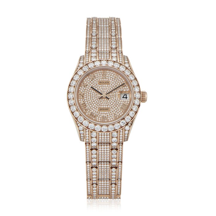 ROLEX, PINK GOLD AND DIAMONDS 'PEARLMASTER', REF. 81405RBR-0001
