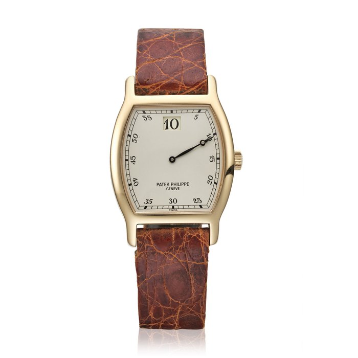 PATEK PHILIPPE, PINK GOLD JUMP HOUR MADE FOR THE 150TH ANNIVERSARY, REF. 3969