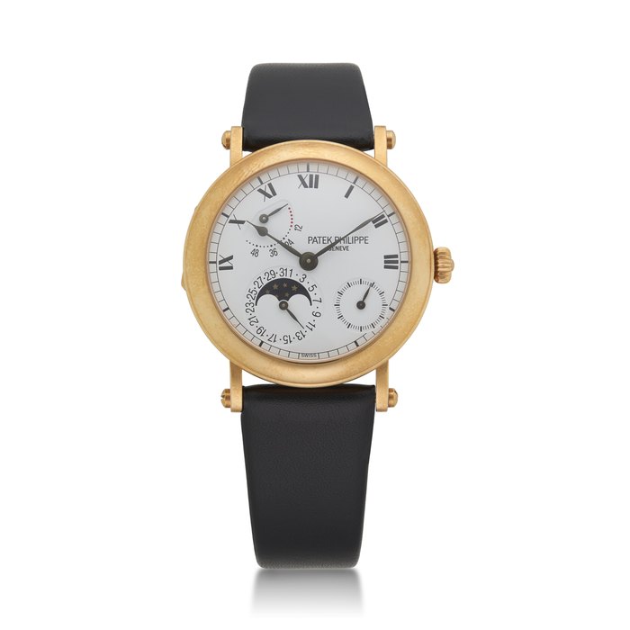 PATEK PHILIPPE, PINK GOLD OFFICER'S CASE BACK, REF. 5054R