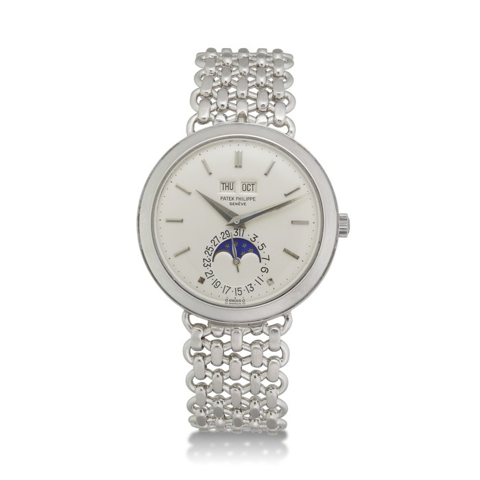 PATEK PHILIPPE, WHITE GOLD PERPETUAL CALENDAR, REF. 3448