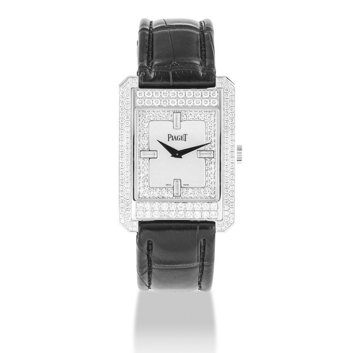 PIAGET, WHITE GOLD AND DIAMOND-SET WITH MOTHER-OF-PEARL