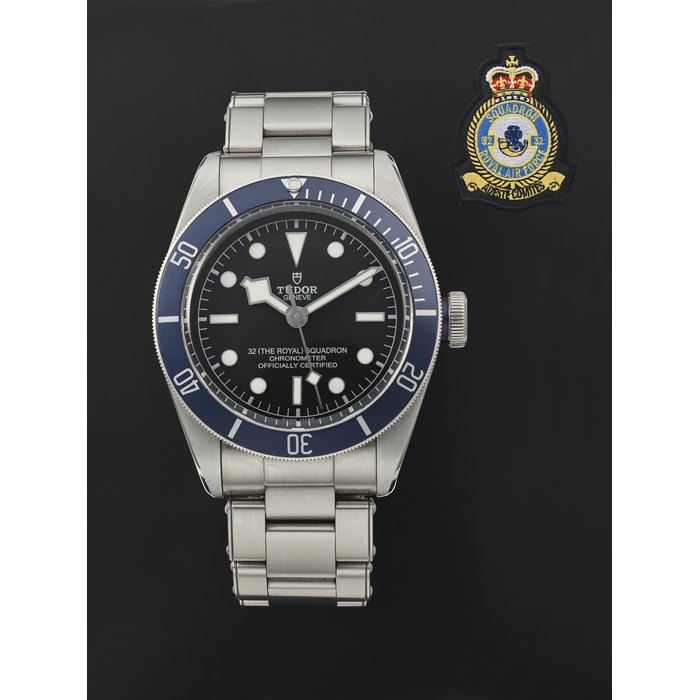 TUDOR, STEEL WRISTWATCH MADE FOR '32 (THE ROYAL) SQUADRON', REF. 79230B