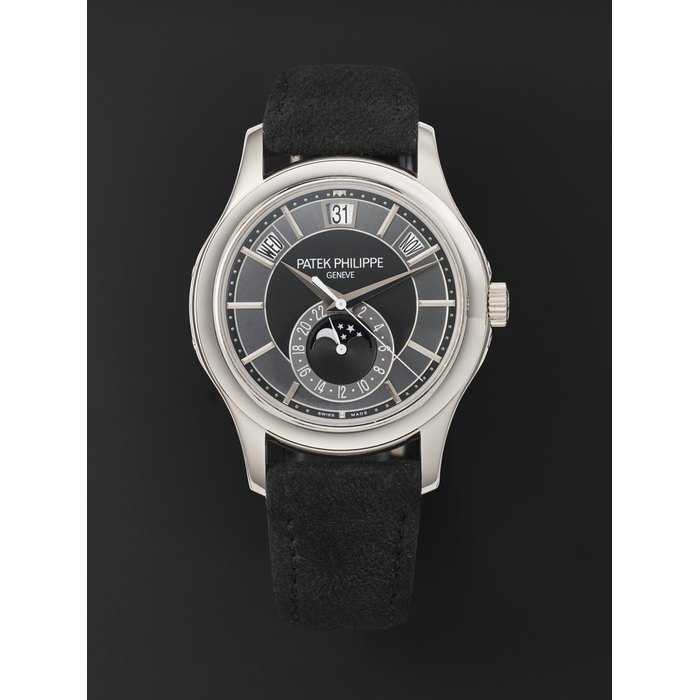 PATEK PHILIPPE, WHITE GOLD ANNUAL CALENDAR, REF. 5205G