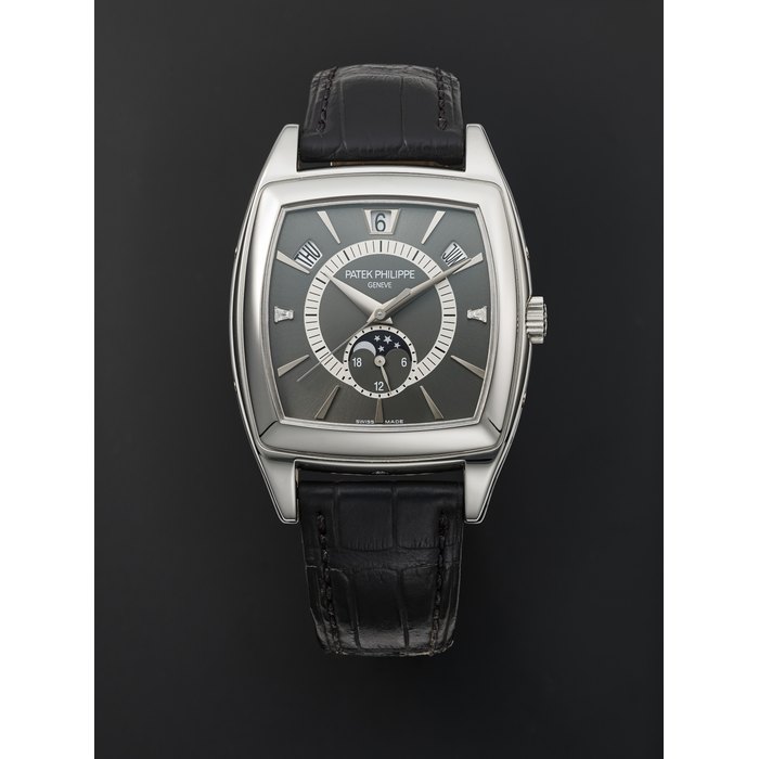 PATEK PHILIPPE, PLATINUM 'GONDOLO' ANNUAL CALENDAR, REF. 5135P