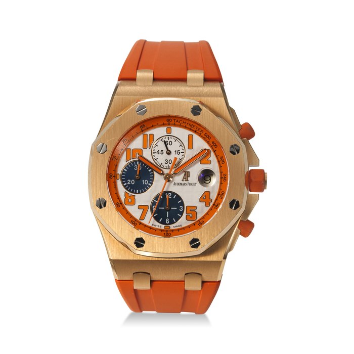 AUDEMARS PIGUET, REF. 26217OR, ROYAL OAK OFFSHORE LIMITED EDITION OF 12 OCEANOGRAFIA, A FINE 18K ROSE GOLD CHRONOGRAPH DIVER’S WRISTWATCH WITH DATE
