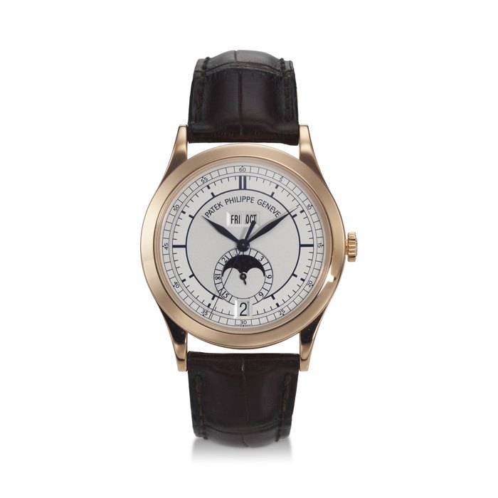 PATEK PHILIPPE, REF. 5396R-001, A FINE 18K ROSE GOLD ANNUAL CALENDAR WRISTWATCH WITH MOON PHASES AND 24 HOUR INDICATOR