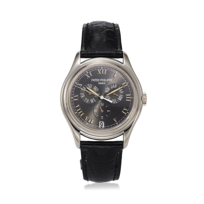 PATEK PHILIPPE, REF. 5035, AN 18K WHITE GOLD ANNUAL CALENDAR WRISTWATCH