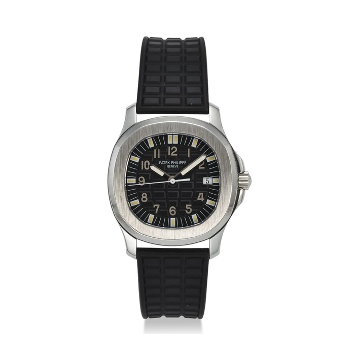 PATEK PHILIPPE, REF. 5064A-001, AQUANAUT, A STEEL QUARTZ WRISTWATCH WITH DATE