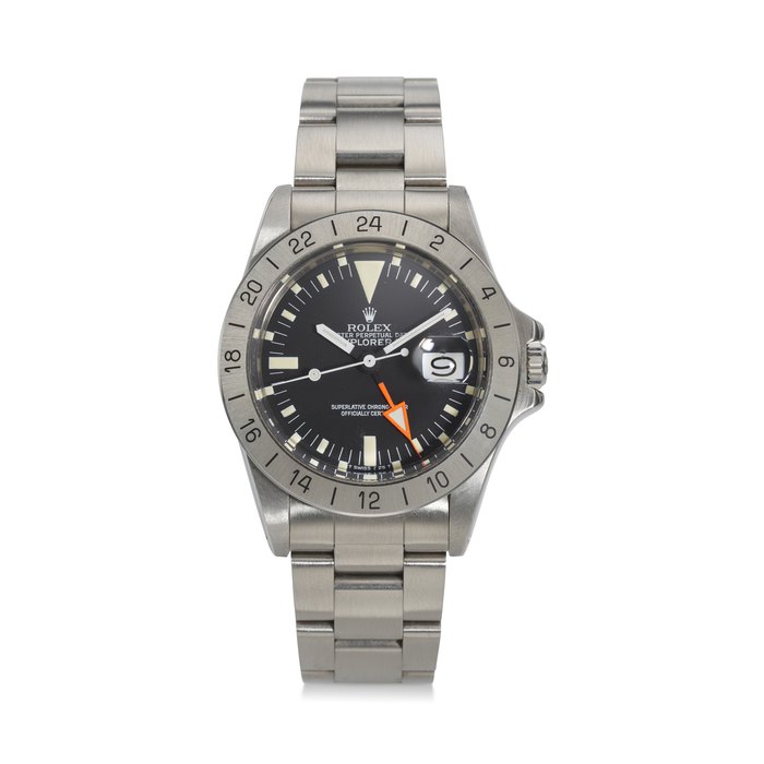 Rolex ROLEX, REF. 1655, EXPLORER II, “STEVE MCQUEEN”, A VERY FINE STEEL WATCH WITH 24 HOUR INDICATOR AND DATE, Price & Market Data