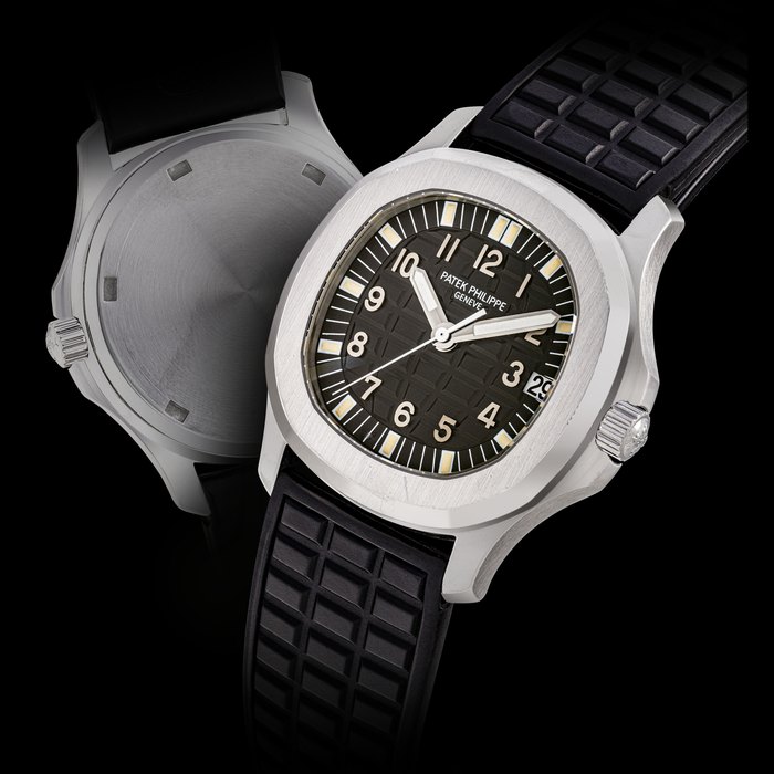 PATEK PHILIPPE. A STAINLESS STEEL AUTOMATIC WRISTWATCH WITH SWEEP CENTRE SECONDS AND DATE AQUANAUT MODEL, REF. 5060, CIRCA 1998