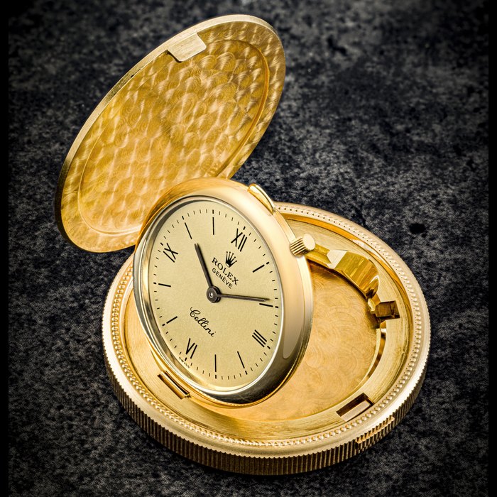 ROLEX. AN 18K GOLD TWENTY DOLLAR COIN WATCH CELLINI MODEL, REF. 3612