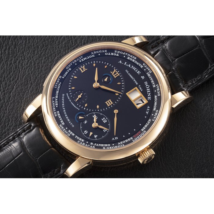 A. LANGE & SÖHNE, LANGE 1 TIME ZONE REF. 116.031, A GOLD WORLDTIME WRISTWATCH CASE NUMBER: 164’178, MOVEMENT NUMBER: 53’565