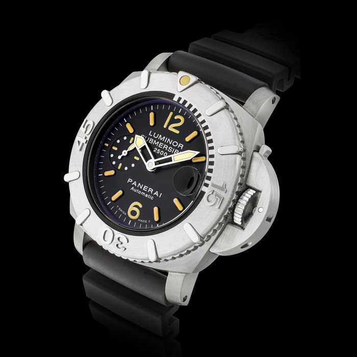 PANERAI, REF. PAM00194, LIMITED EDITION OF 1000 PIECES, TITANIUM, LUMINOR SUBMERSIBLE 2500 Certified by Panerai with a unique "Certificate of Authenticity For Christie's Auction", certificate and box