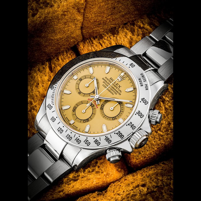 ROLEX, DAYTONA, REF. 116520 "MUSTARD" DIAL, P SERIES