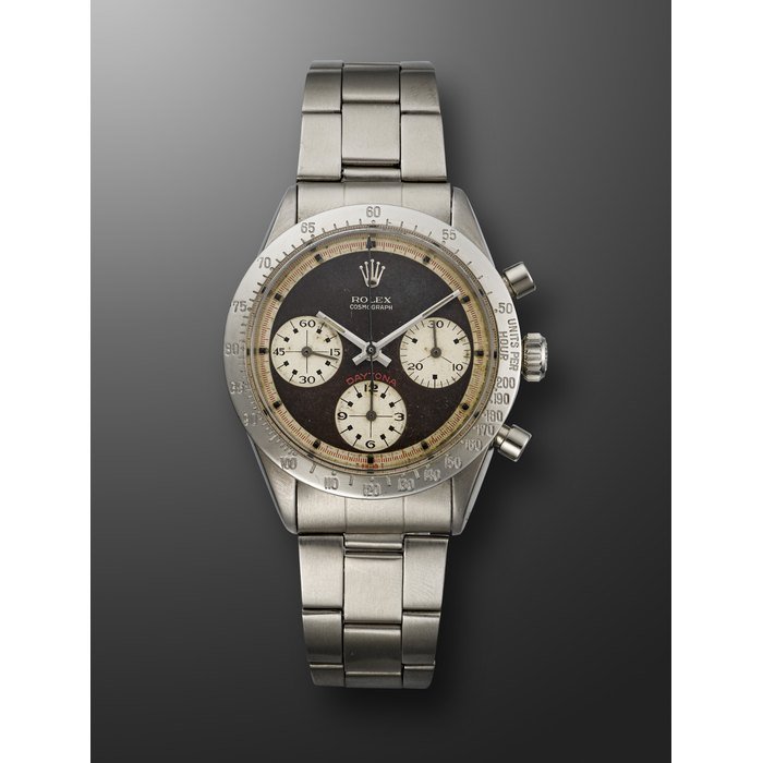 Rolex ROLEX, STAINLESS STEEL CHRONOGRAPH 'DAYTONA' WITH PAUL NEWMAN DIAL, REF. 6239 · 6239