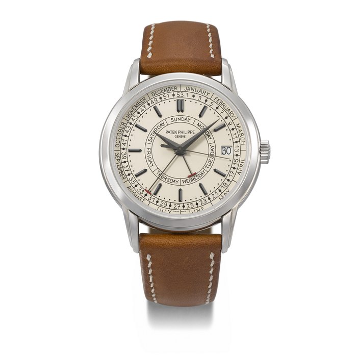 Patek Philippe PATEK PHILIPPE. A RARE AND ELEGANT STAINLESS STEEL AUTOMATIC WEEKLY CALENDAR WRISTWATCH SIGNED PATEK PHILIPPE, GENEVE, REF. 5212A-001, MOVEMENT NO. 7'040'675, CASE NO. 6'351'819, CIRCA 2019, Price & Market Data