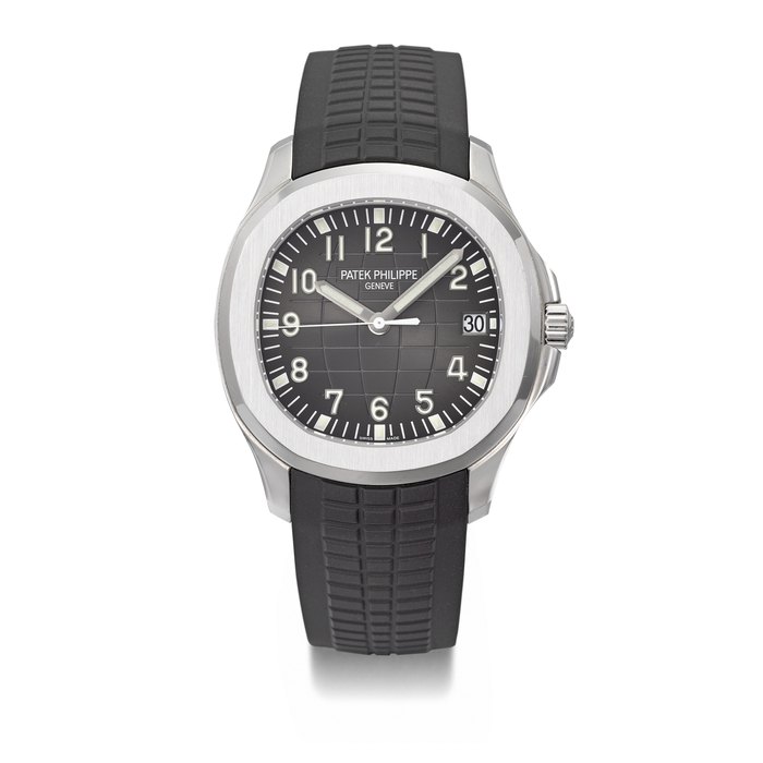 PATEK PHILIPPE. A COVETED STAINLESS STEEL AUTOMATIC WRISTWATCH WITH SWEEP CENTRE SECONDS AND DATE SIGNED PATEK PHILIPPE, GENEVE, AQUANAUT MODEL, REF. 5167A-001, MOVEMENT NO. 7'167'995', CASE NO. 6'259'436, CIRCA 2018