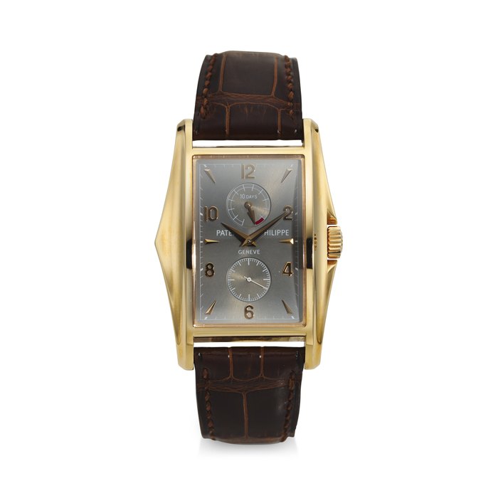 PATEK PHILIPPE, REF. 5100R-001, GONDOLO MILLENNIUM, A LIMITED EDITION 18K ROSE GOLD RECTANGULAR-SHAPED WRISTWATCH WITH 10-DAY POWER RESERVE