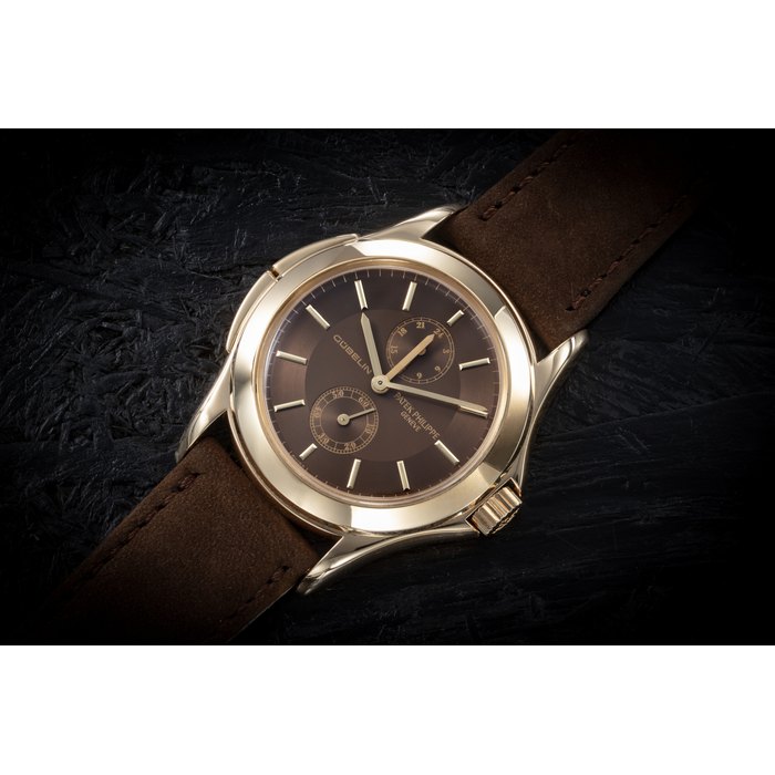 PATEK PHILIPPE, REF. 5134J, A RARE LIMITED EDITION GOLD DUAL-TIME WRISTWATCH MADE FOR THE 150TH ANNIVERSARY OF GÜBELIN CASE NUMBER: 4’224’703, MOVEMENT NUMBER: 3'087'133.