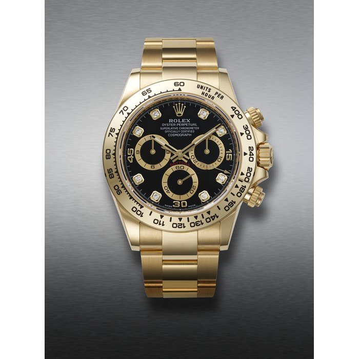 Rolex ROLEX, YELLOW GOLD AND DIAMOND-SET CHRONOGRAPH 'DAYTONA', REF. 116528 · 116528
