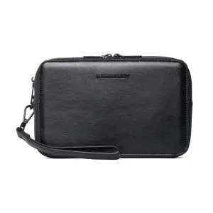 Momo Momodesign pouch business Work nappa grande in nappa PU nera