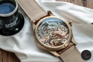 Montblanc 1858 Chronograph Tachymeter Champagne