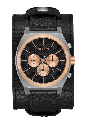 Nixon Time Teller Chrono Leather