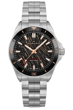 Norqain Adventure Neverest Glacier Black and Gold Three-hander