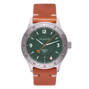 Oak & Oscar The Humboldt GMT Titanium