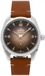 Omega Omega Railmaster 235.12.38.20.13.001 38mm Stainless steel Brown