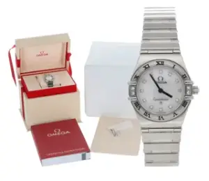 Omega Omega Constellation 23mm Stainless steel White