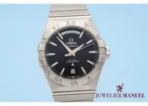 Omega Omega Constellation 35mm Stainless steel Black