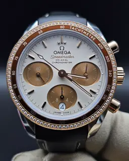 Omega Omega Speedmaster 324.28.38.50.02.002 38mm Rose gold and Stainless steel Brown
