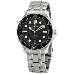 Omega OmegaSeamaster Automatic Chronometer Black Dial Men's Watch 210.30.42.20.01.001