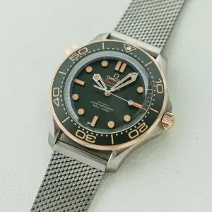 Omega Seamaster Diver 300M Titanium & Bronze Gold