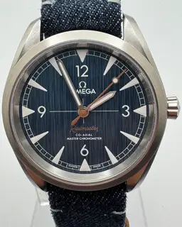 Omega Omega Railmaster 220.12.40.20.03.001 40mm Stainless steel Blue