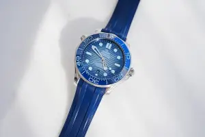 Omega Seamaster Diver 300M Summer Blue Co-Axial Master Chronometer 75th Anniversary
