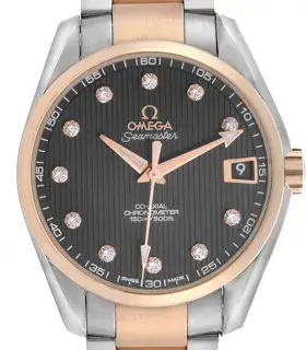 Omega Omega Aqua Terra 231.20.39.21.51.002 38.5mm Stainless steel and 18k rose gold Gray