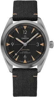 Omega Omega Railmaster 220.12.40.20.01.001 40mm Stainless steel Black