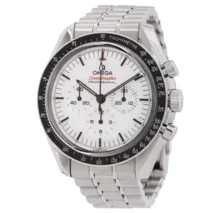 Omega OmegaSpeedmaster Chronograph Hand Wind White Dial Men's Watch