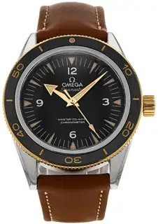 Omega Omega Seamaster 300 233.22.41.21.01.001 41mm Yellow gold and Stainless steel Black