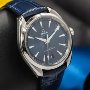 Omega Omega Seamaster Aqua Terra150M Blue Teak Dial 41mm Men's 220.13.41.21.03.001 Complete Set